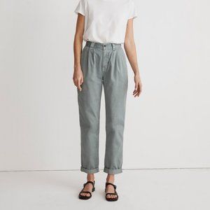 NWT Madewell Garment-Dyed Tapered Chino Pants in "Overcast"